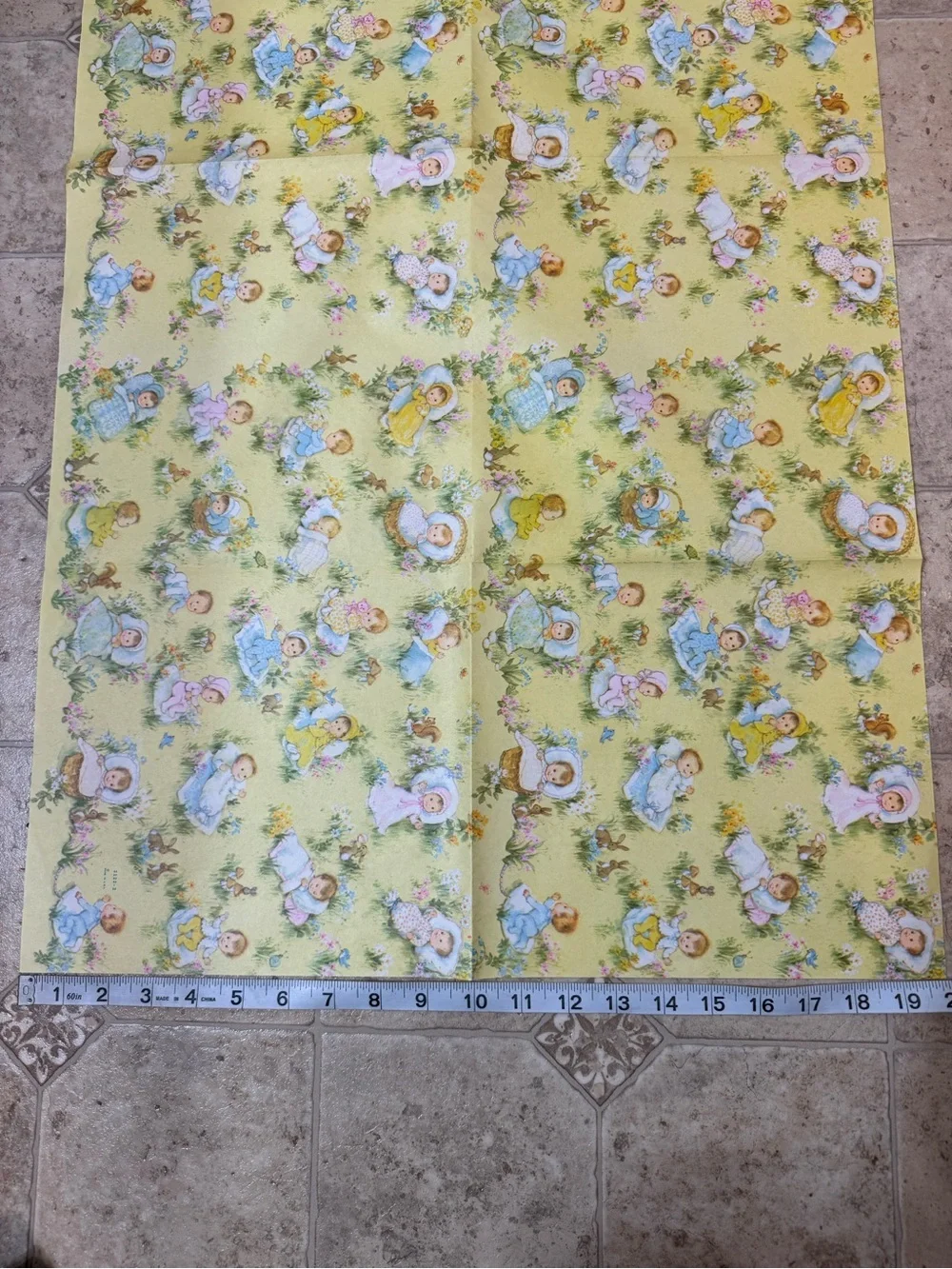 5 Vintage Wrapping Paper Sheets Lot 1980’s/90’s